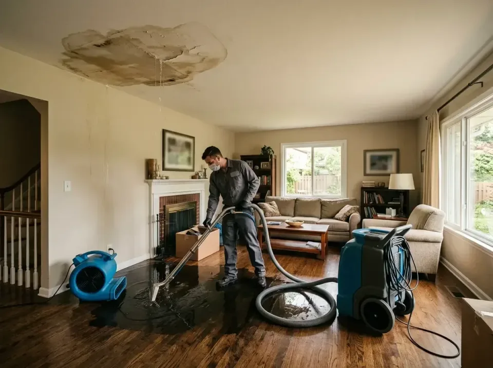 attic-pipe-burst-ceiling-drip-008 — frequently asked questions, Water Damage Restoration & Carpet Care in Urbana, OH